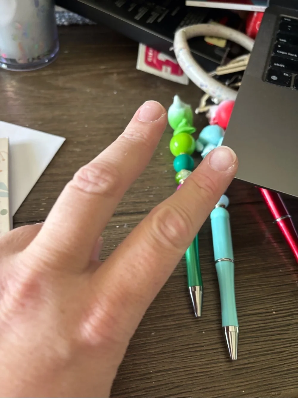 Disney Doorables: Nightmare Before Christmas: Oggie Boggie handmade beaded pen